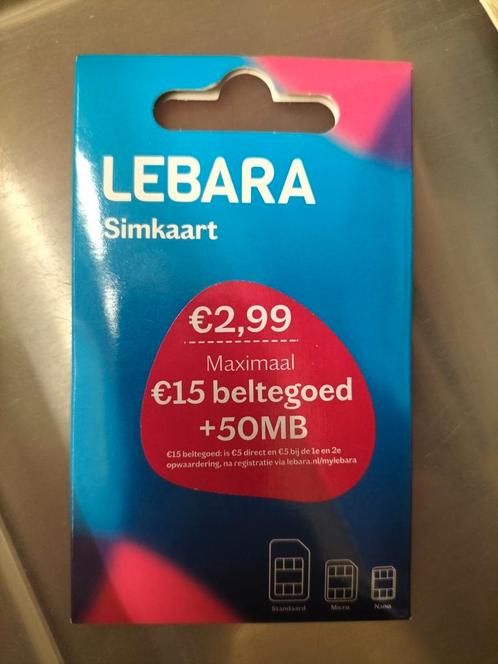 Lebara 50 stuks Nieuw