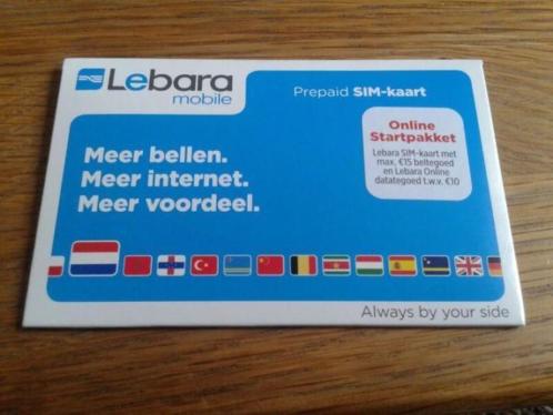 lebara beltegoed kaart NIEUW