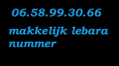 Lebara nummer 06.58.99.30.66