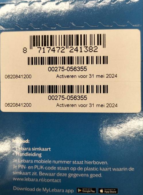 Lebara Prepaid 06 2084 1200