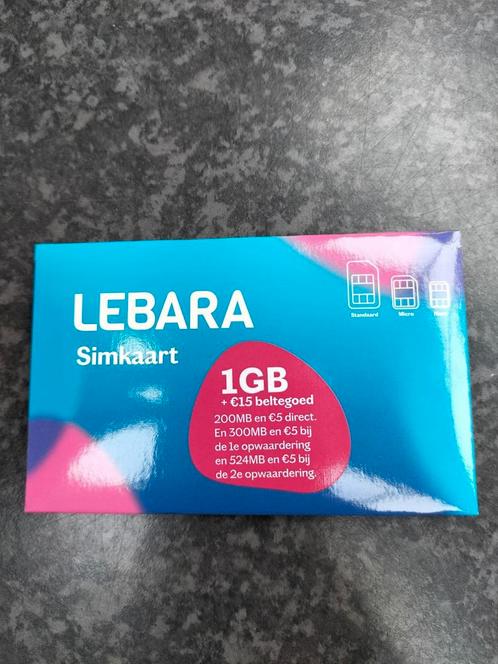 LEBARA PREPAID 100 STUKS