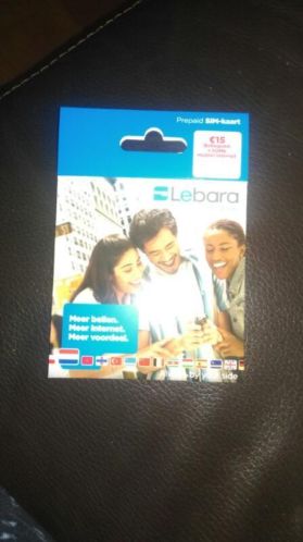 Lebara prepaid sim kaart