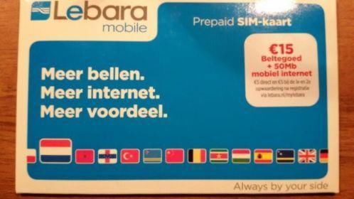 Lebara Prepaid SIM-kaart