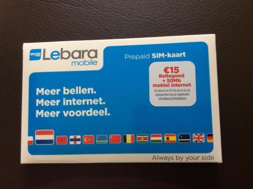 Lebara prepaid sim kaart