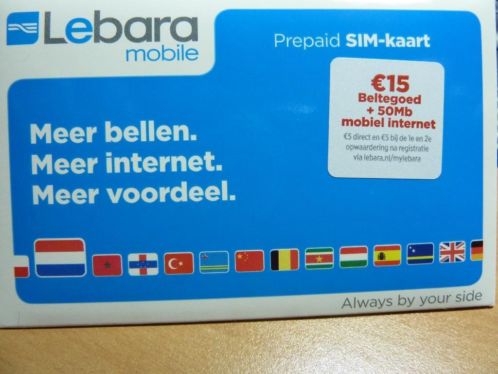 Lebara Prepaid SIM-kaart