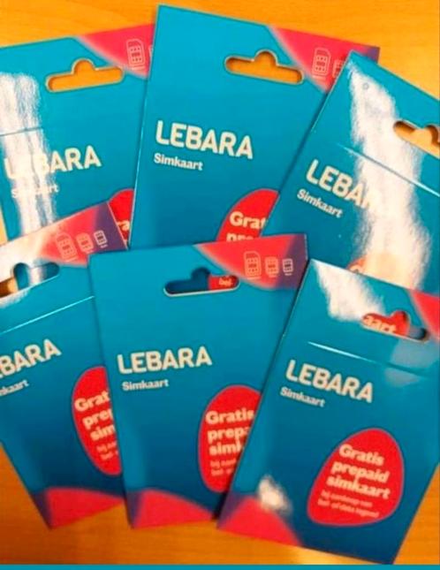 Lebara Prepaid Simkaart 100 stuks valid sim