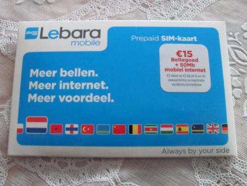 Lebara prepaid simkaart.