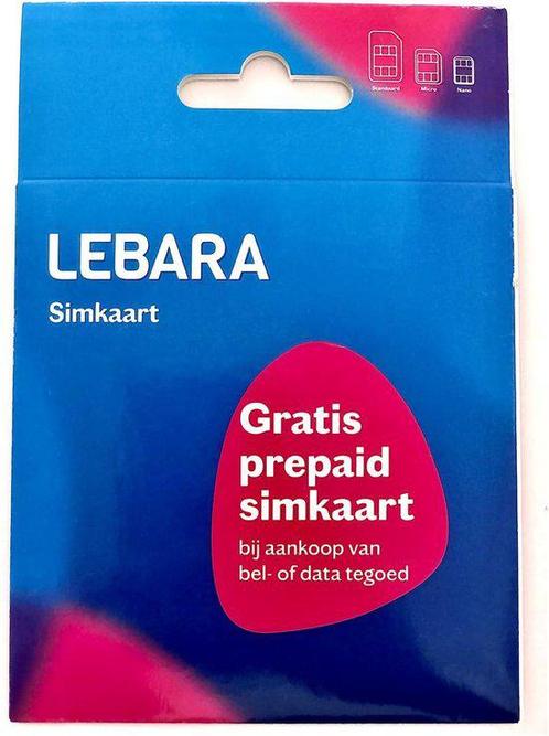 Lebara sim kaarten 60 stuks