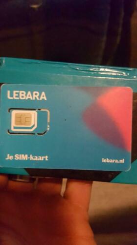 Lebara SIMkaart met 40 euro beltegoed