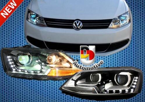 LED-dagrijverlichting Koplampen VW Jetta 6 Bj. 11gtgt zwart