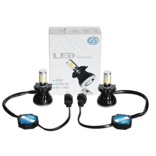 LED lamp koplamp H1, H4 en H7, 6000K. Beter dan Xenon