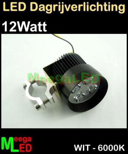 LED Motor Verstraler DRL Zwart - 4x 3W (12W) CREE LED BMW