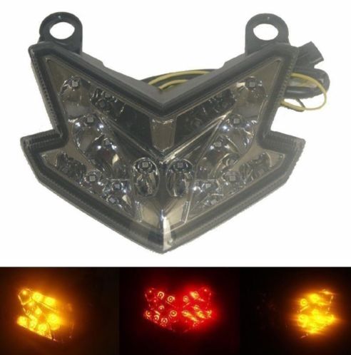 LED remlicht met knipperlichten kawasaki Z800 13-14 smoke