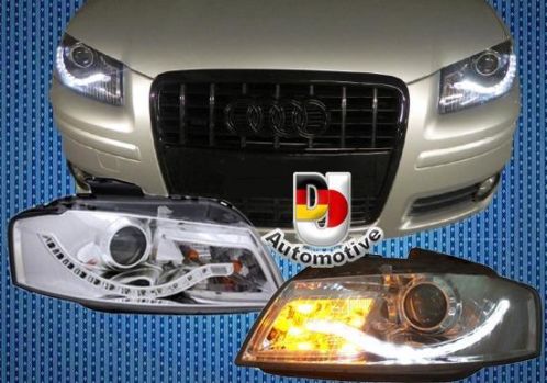 LED stadslicht, Koplampen voor Audi A3 8P  8PA chroom