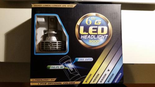 Led Xenon verlichting H7 6500K