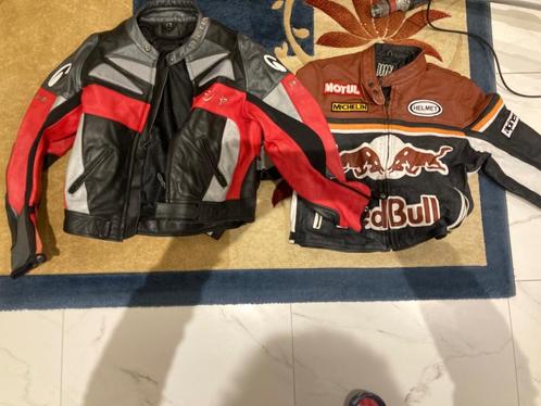 Lederen motor jacket
