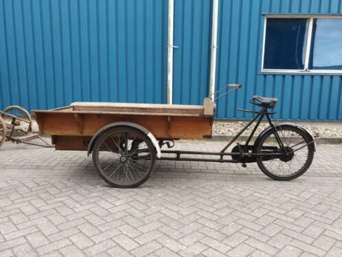 Lely vrachtwagen (nu bakfiets genoemd)zeer zeldzaam