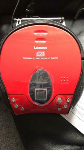 Lenco portable stereo radio cd speler
