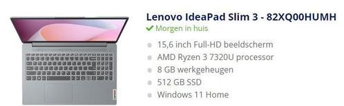 Lenovo IdeaPad Slim 3 - 82XQ00HUMH