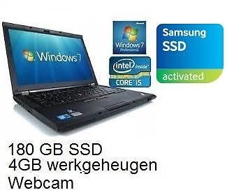 Lenovo T410 i5  2.40 GHz. 4GB, 180GB SSD, Office, Webcam,3G