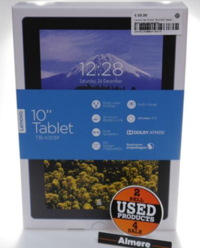 Lenovo Tab 10 Inch TB-X103F Tablet  Nette staat met garanti