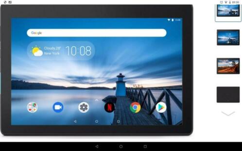 Lenovo tab E10 met hoesje nieuw