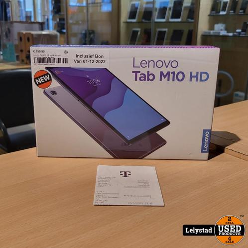 Lenovo Tab M10 HD 64GB Wifi4G Iron Gray  Nieuw Met Bon