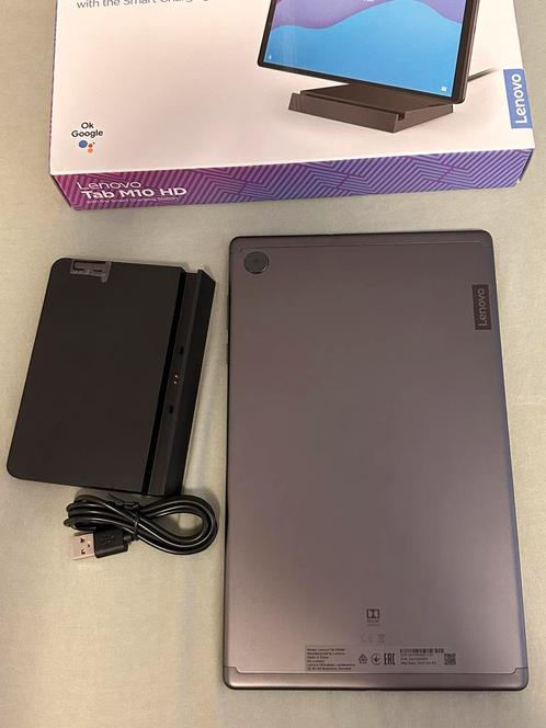 Lenovo Tab M10 HD Grijs - Met Slimme oplaadstation  Case