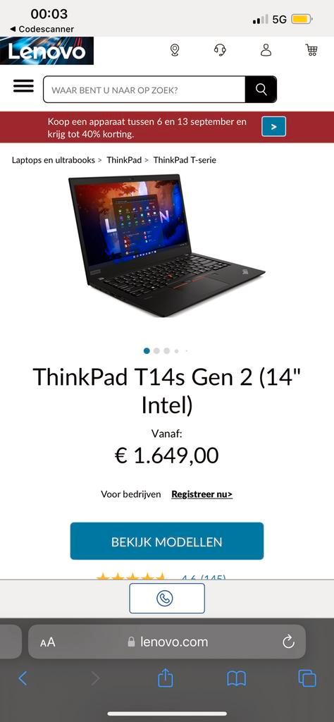 Lenovo Thinkpad T14s Gn 2