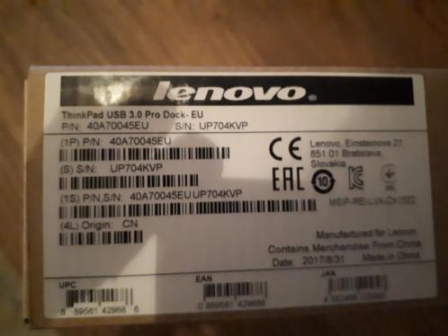 Lenovo ThinkPad USB Pro Dock 3.0 TEAB