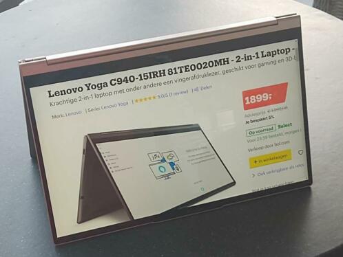 Lenovo Yoga C940 81Q9 14034 4K UHD Touch 16GB RAM 512 SSD 