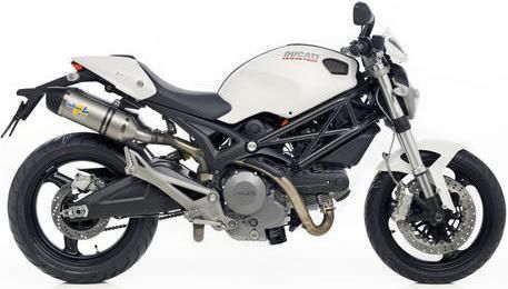 Leovince uitlaat DUCATI Monster ONE Slip On Evo2 RVS