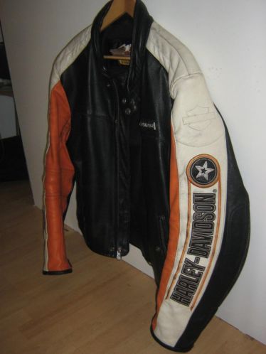 Leren Harley jas maat XL