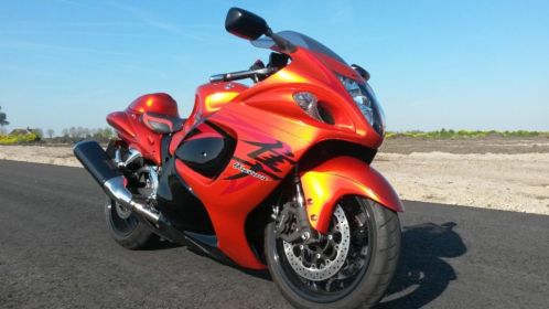 LET OP  Oranje zwart, suzuki gsx-r 1300 hayabusa 2008