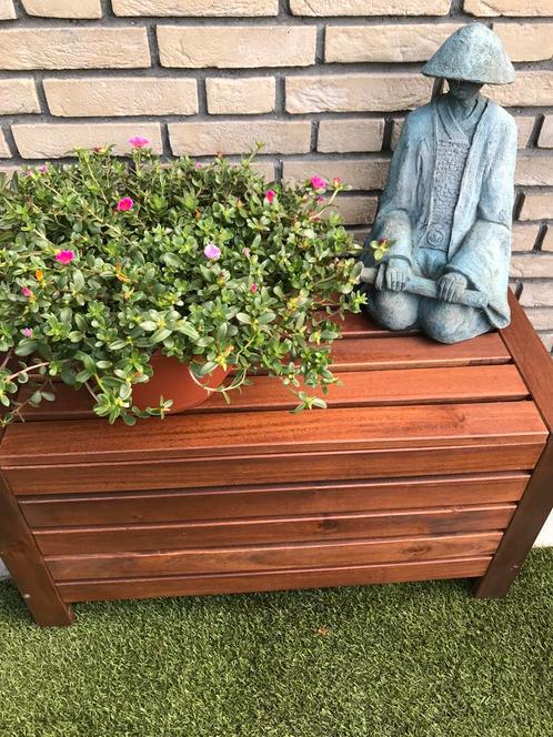 Leuk acacia houten bankje voor balkon of terras te koop