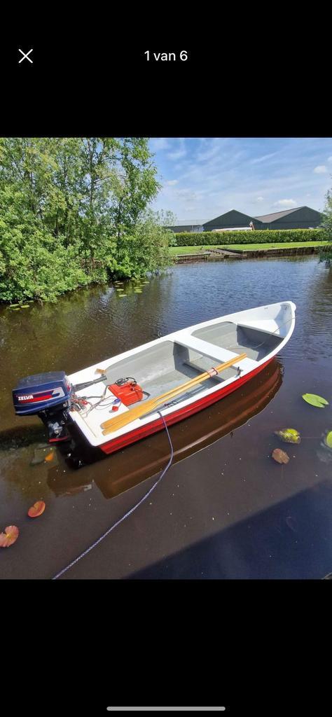 Leuk bootje  moter is met elektrischestart