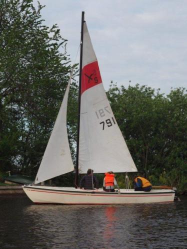 Leuke familiezeilboot te koop Spanker