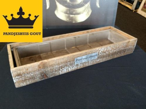Leuke Houten Plantenbak 60cm bij PANDJESHUIS GOUT