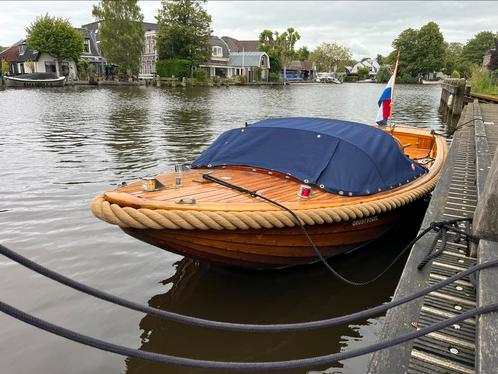 Leuke kopermahonie geklonken vlet, 5,5 m