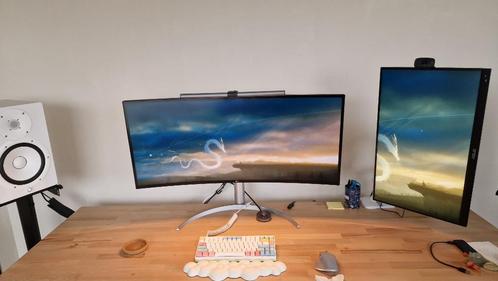 LG 40 inch Curved Ultrawide 5K2K Nano IPS-scherm