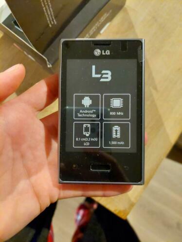 LG-E400 nieuwe ZWARTE GSM simlock vrij