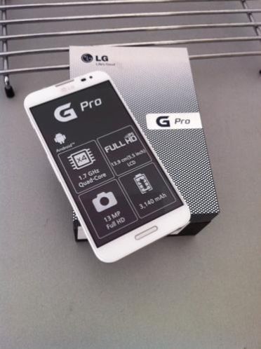 LG E986 Optimus G Pro Wit Nieuw