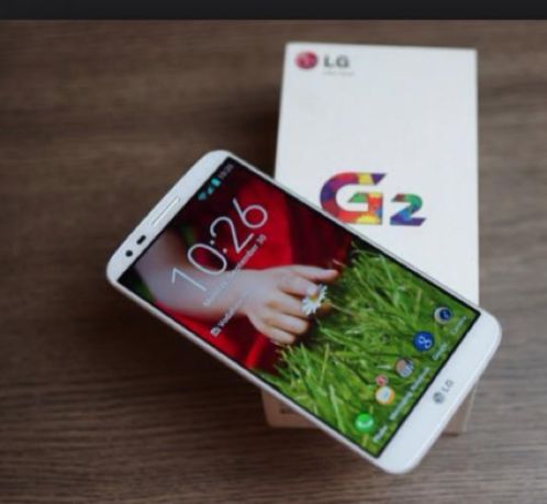 LG g2 nieuw in doos witte kleur 13 megapixel kamera