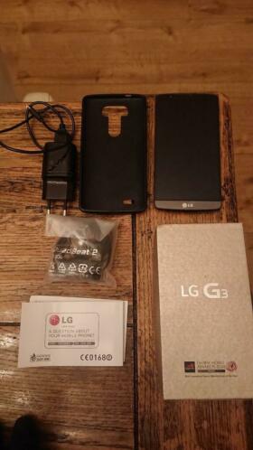 LG G3 16GB als nieuw Met lader, hoesje en screenprotector
