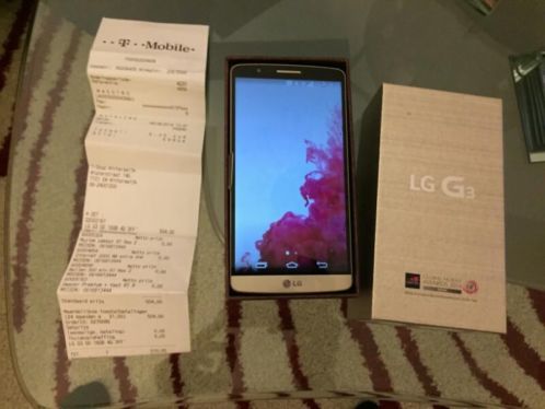 LG G3  22 maand garantie, aankoopbon, nieuwe oordopjes, etc