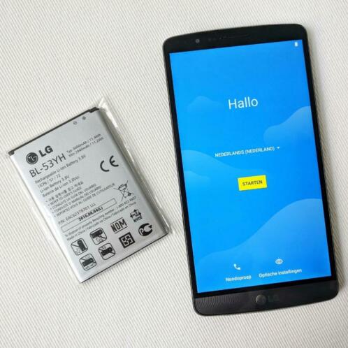 LG G3 5.5 inch FHD scherm, Android 10, 2GB16 GB, NFC