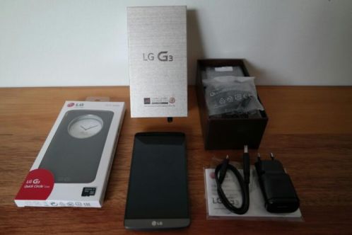 LG G3 Black 32 GB  Circle cover en gratis 16 GB micro sd 