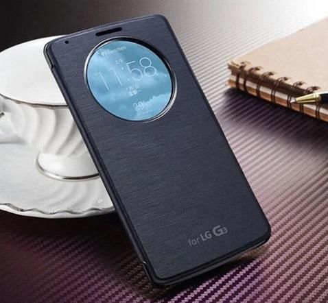 LG G3 flip cover met unieke led licht case hoesje frontje
