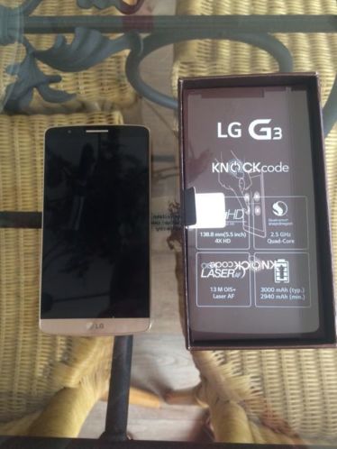 LG G3 goud zo goed als nieuw