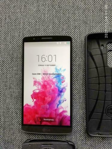 LG G3 telefoon, 1616Gb Quadcore 2,5Ghzdrdlze oplader Prima